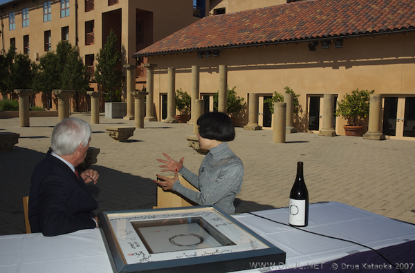 President Casper on the Openness of Drue�s brush stroke