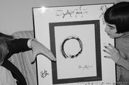 +Drue's Enso represents the Birth and Life of Wine+ &ndash;&nbsp;Steven Spurrier talks about Drue's painting